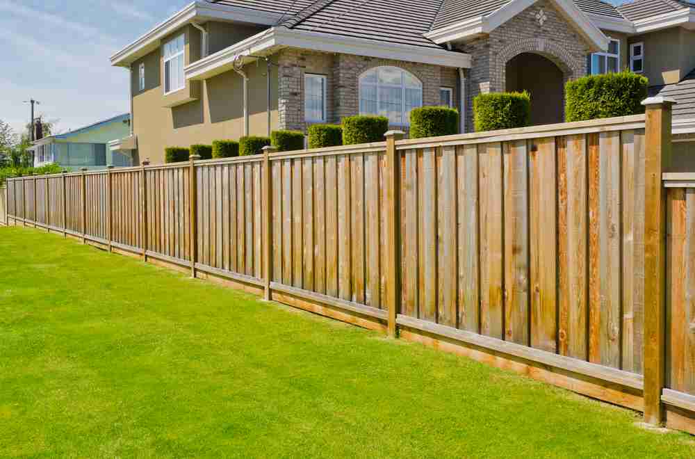 Quality wooden privacy fence